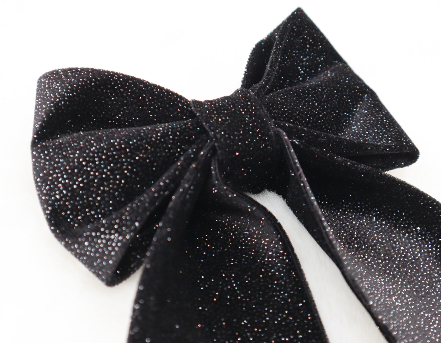 Midnight Skyline Velvet Pet Bow