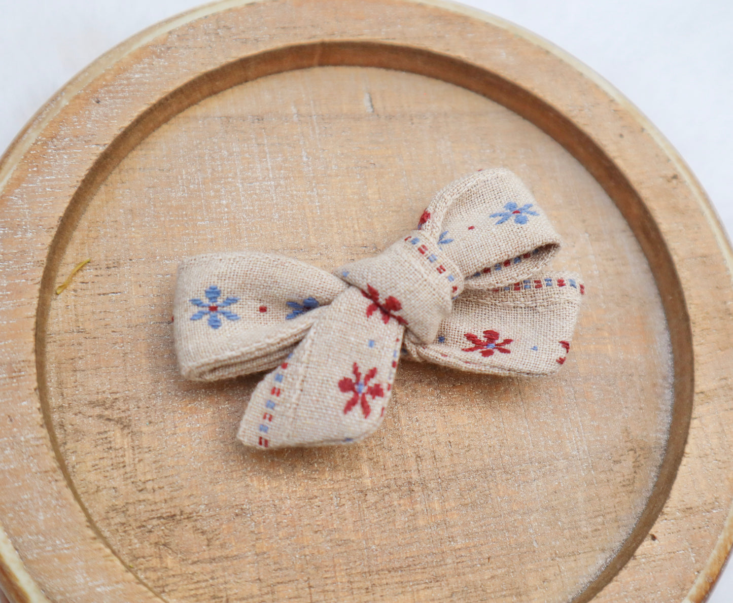 Heritage Bloom Fur Bow