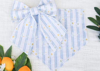 Striped Daisies Bandana