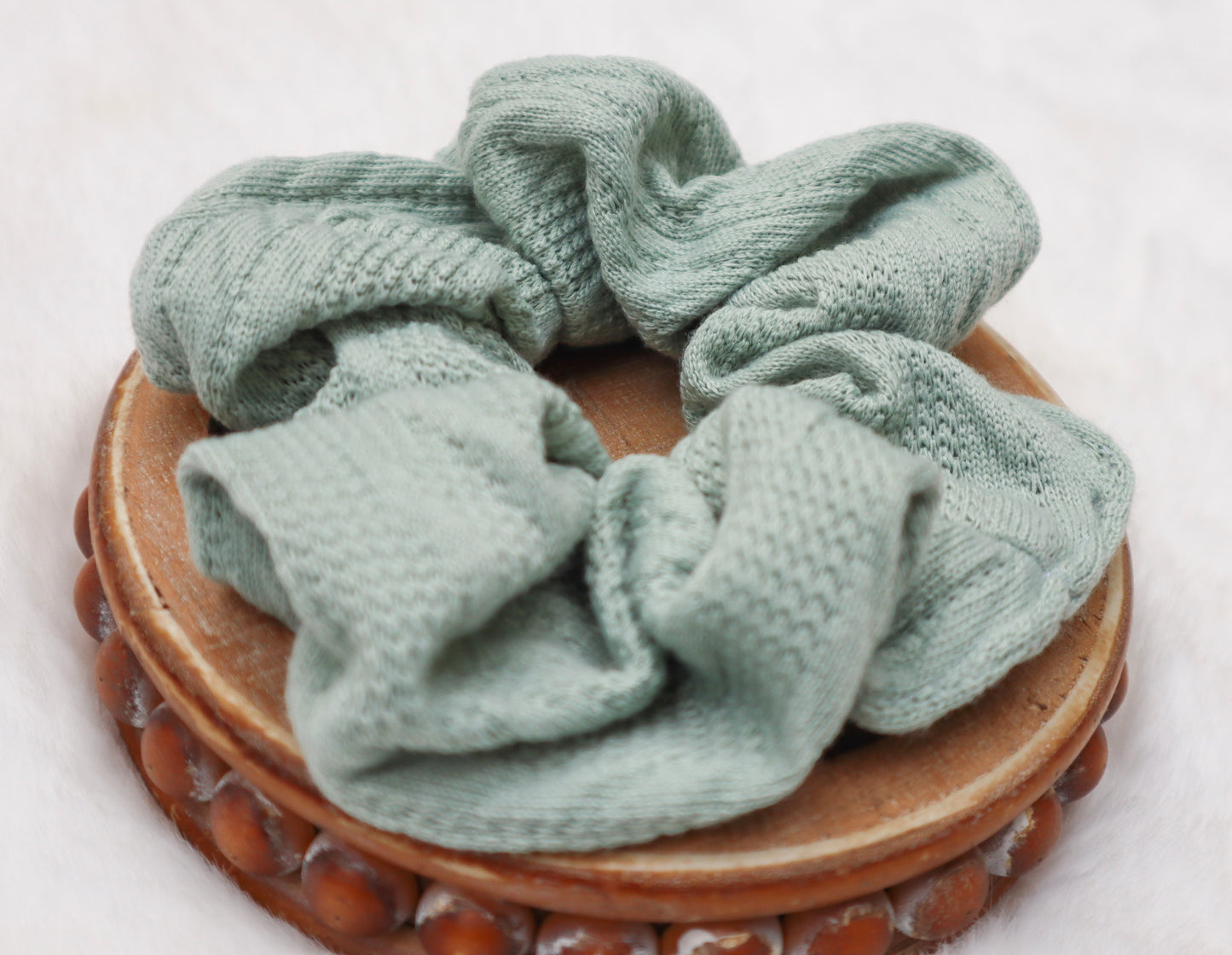 Frosted Spruce Sweater Weather Hair Scrunchie