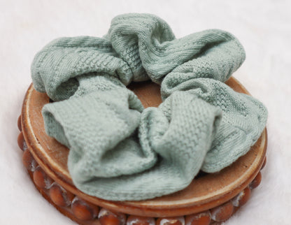 Frosted Spruce Sweater Weather Hair Scrunchie