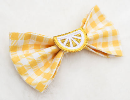 Classic Lemonade Pet Bow