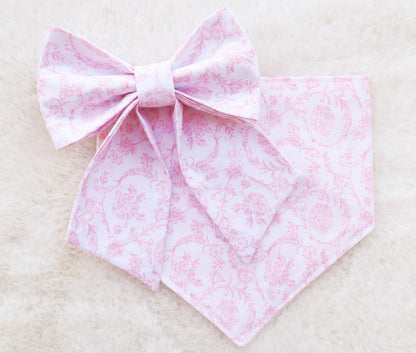 Pink Evelyn Pet Bow