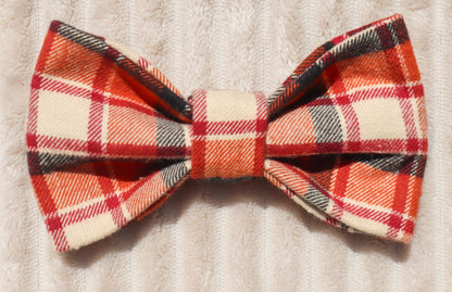 Rustic Plaid Pet Bow