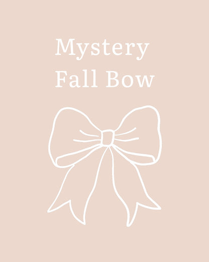 Mystery Fall Pet Bow