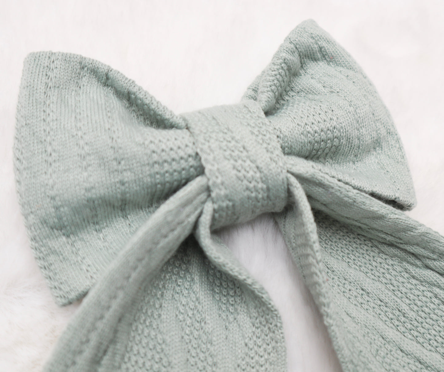 Frosted Spruce Sweater Weather Pet Bow