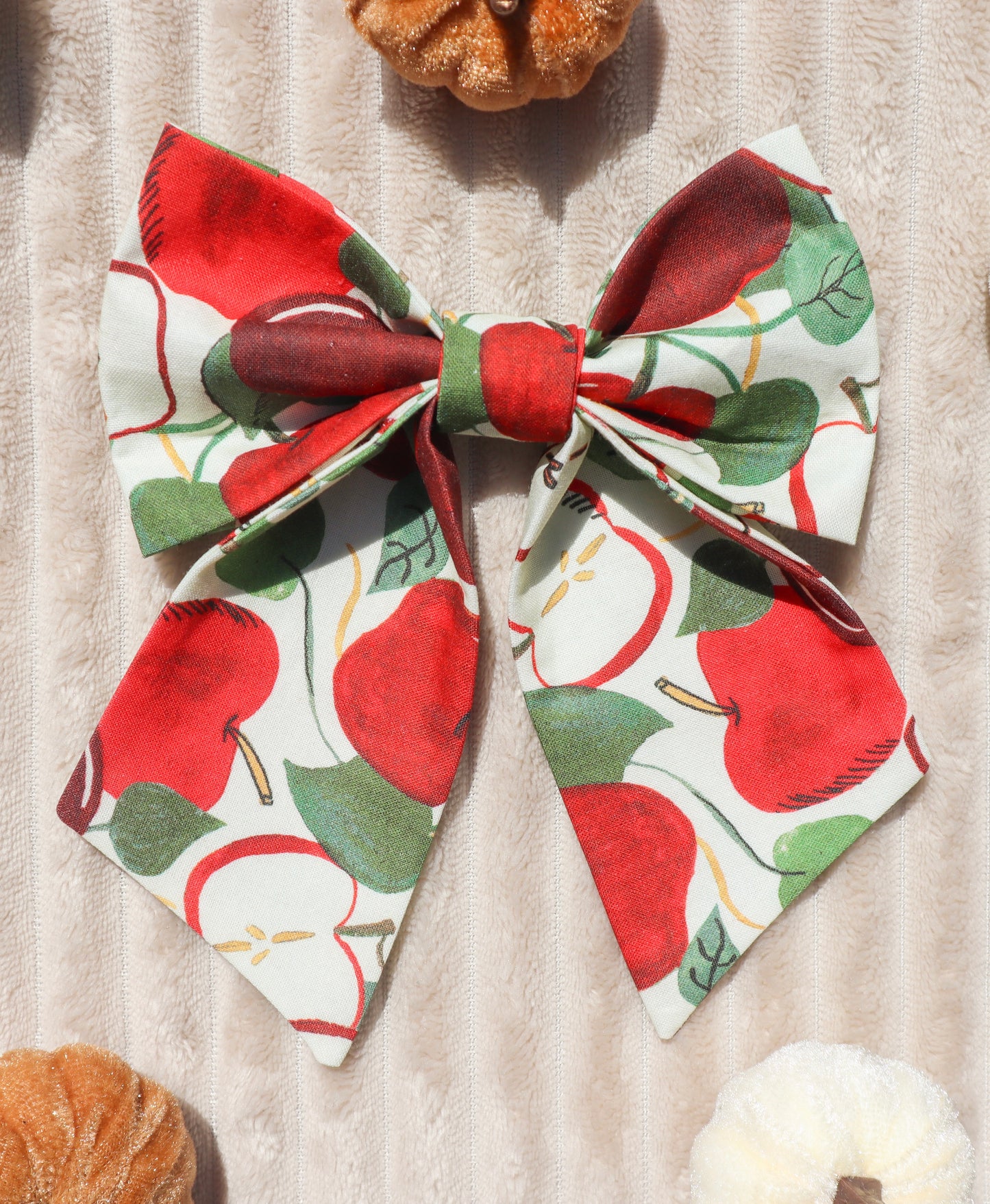 Apple Picking Pet Bow