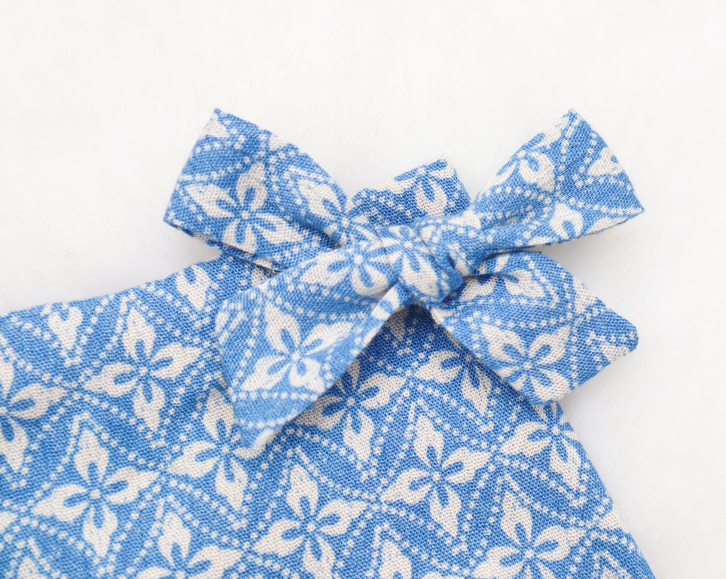 Blue Grotto Fur Bow