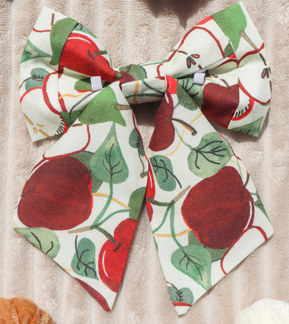 Apple Picking Pet Bow