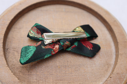 Yuletide Bloom Fur Bow