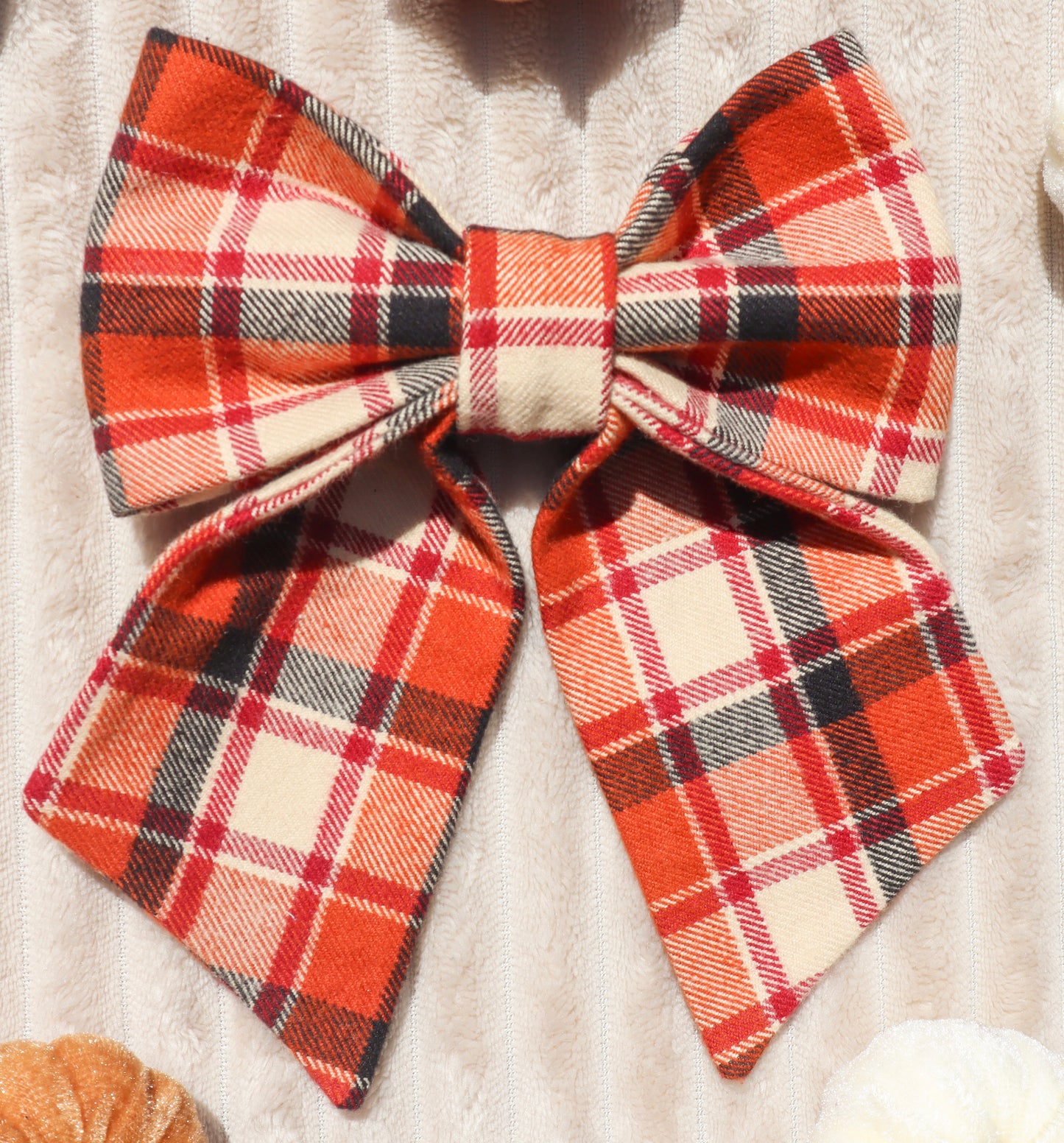 Rustic Plaid Pet Bow