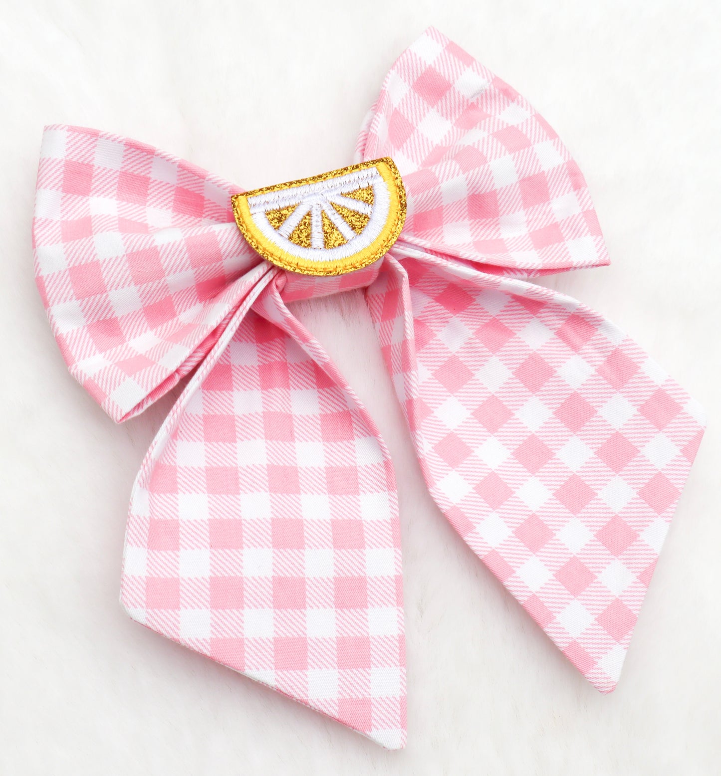Pink Lemonade Pet Bow