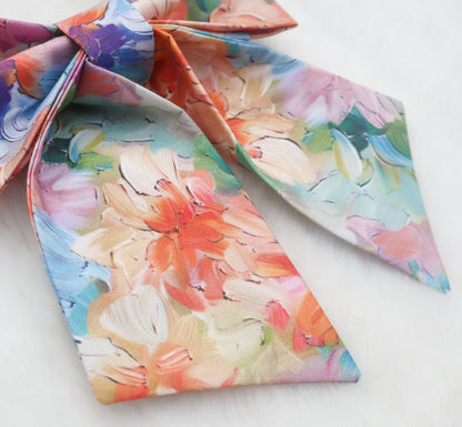 Painted Petals Pet Bow