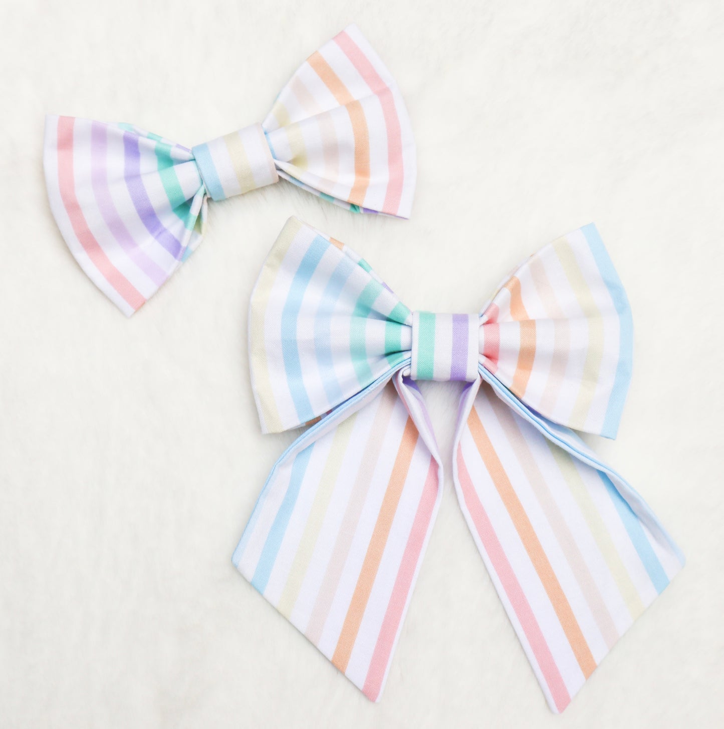 Party Stripes Pet Bow