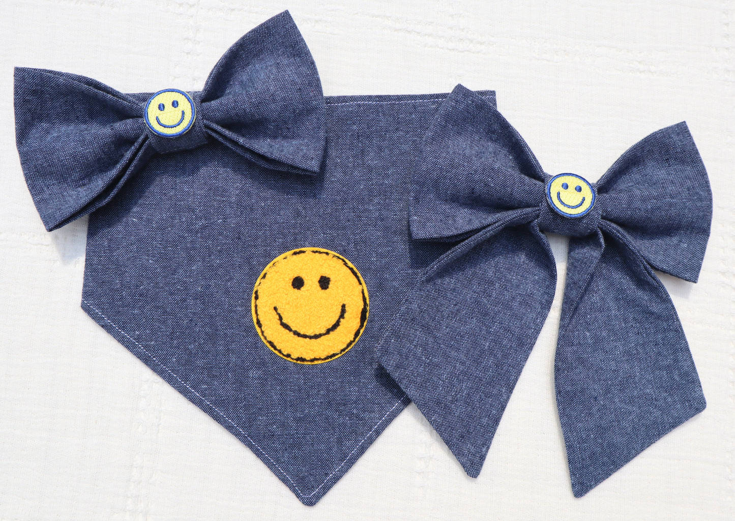 Smiley Face Patch Bandana