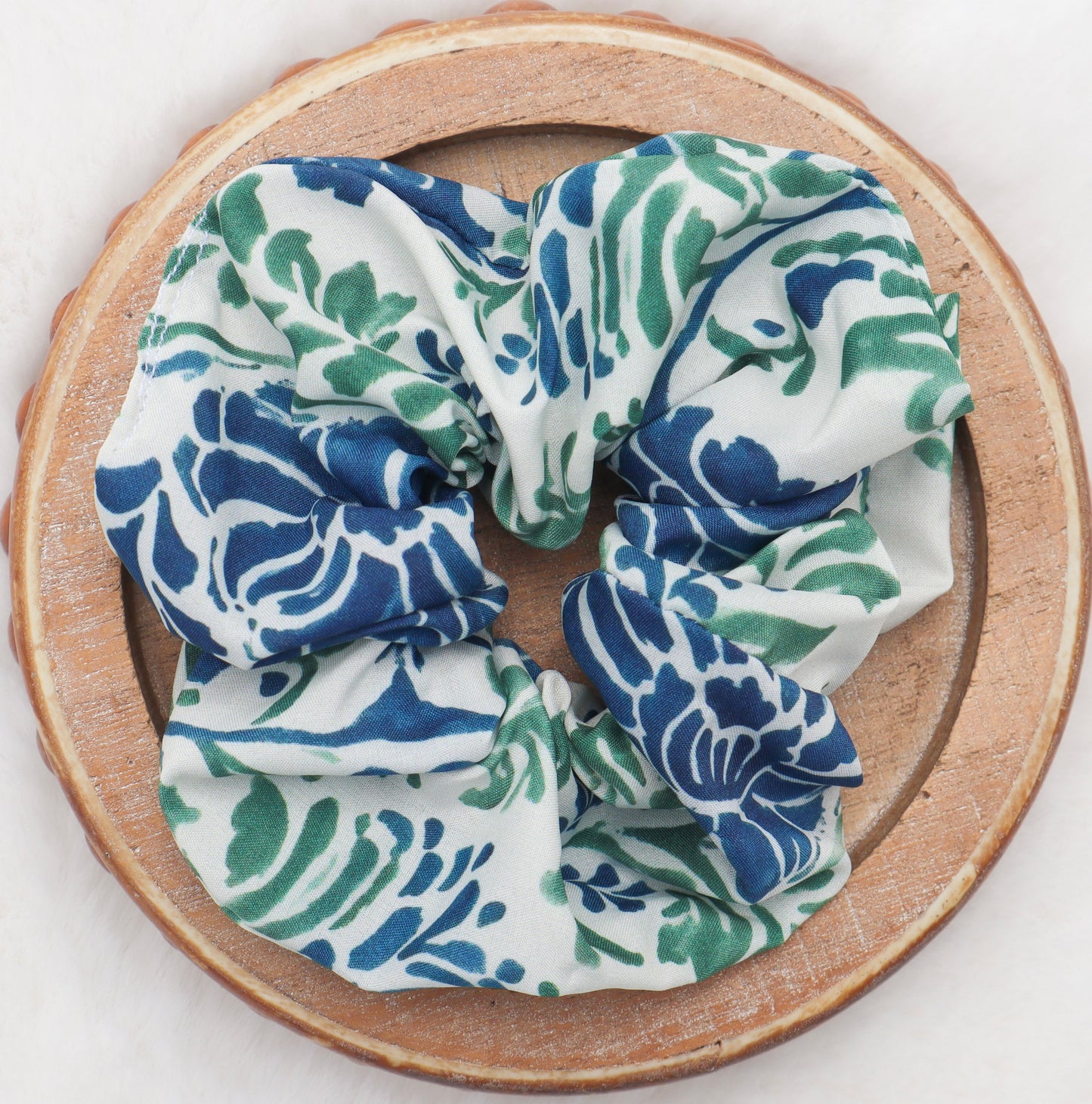 Sicilian Mosaic Hair Scrunchie