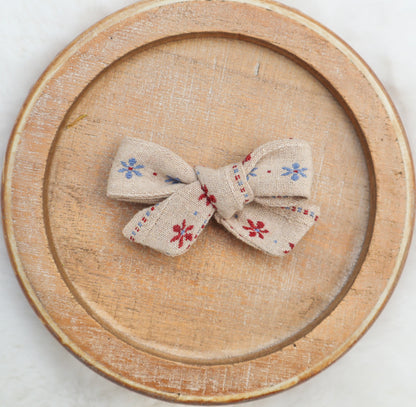 Heritage Bloom Fur Bow