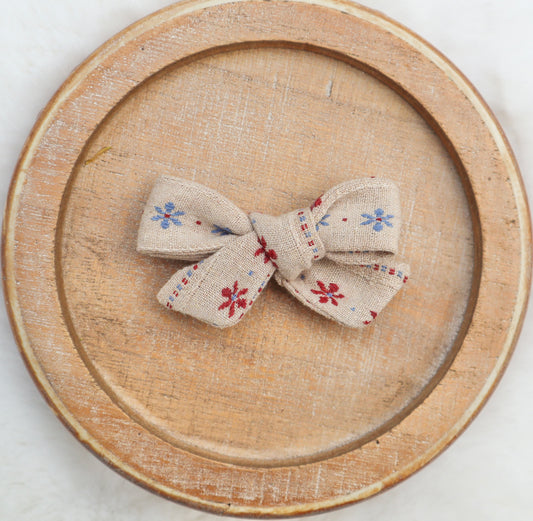Heritage Bloom Fur Bow