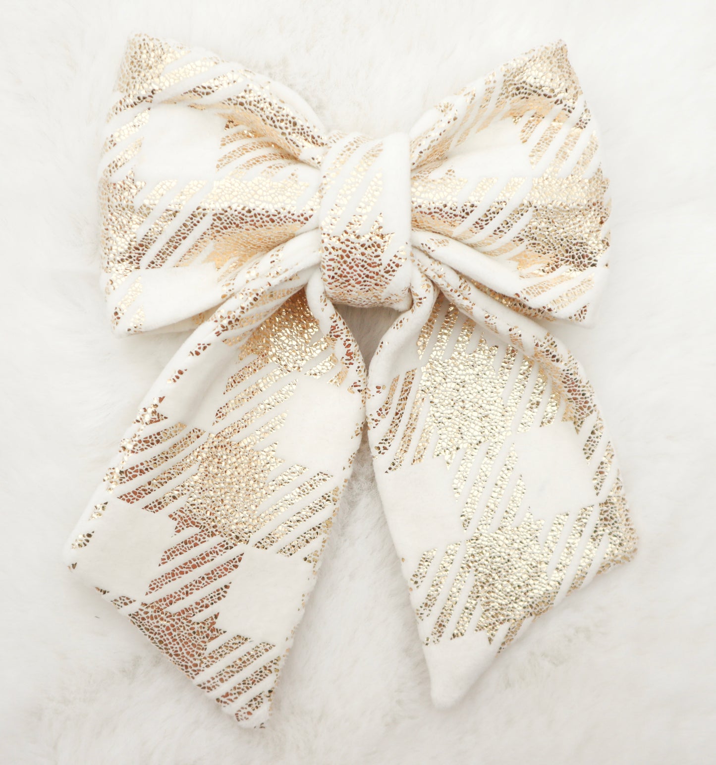 Golden Glimmer Pet Bow