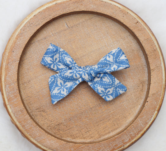 Blue Grotto Fur Bow