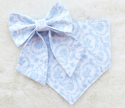 Blue Evelyn Pet Bow