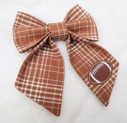 Football Season Pet Bow