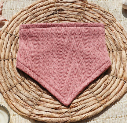 Dusty Rose Sweater Weather Bandana