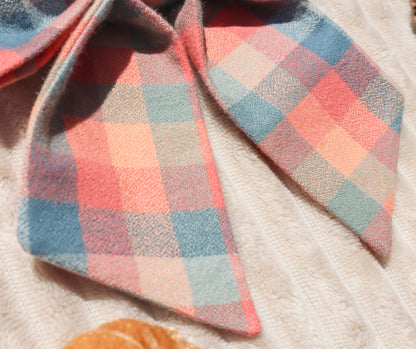 Cozy Campfire Plaid Hair Bow