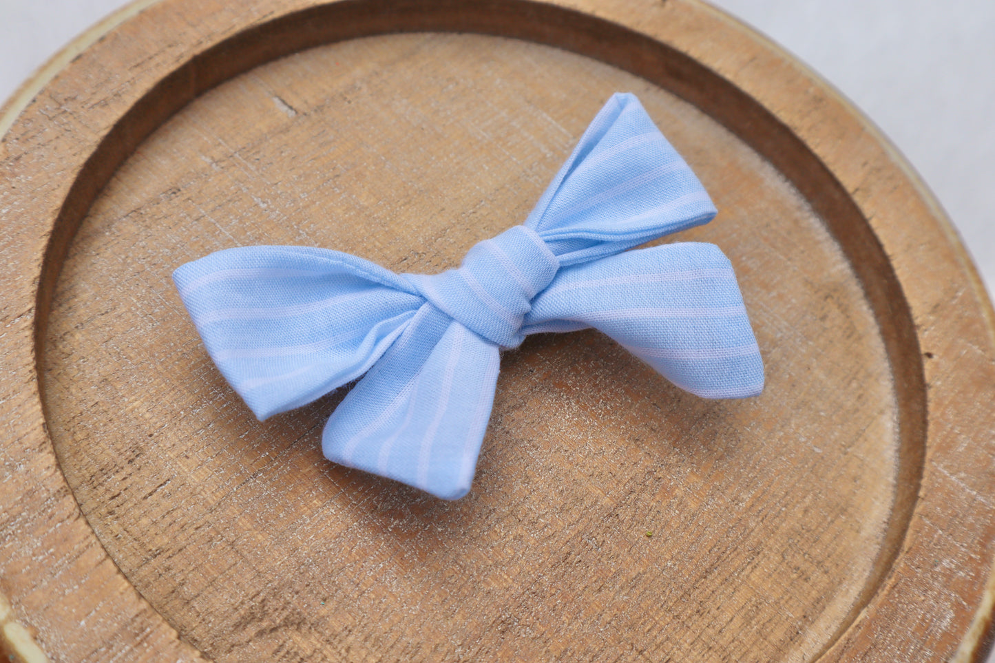 Riveria Stripes Fur Bow