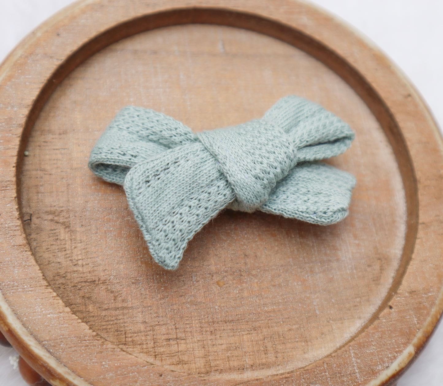 Frosted Spruce Sweater Weather Fur Bow