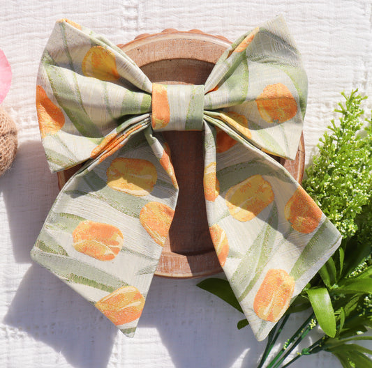 Field of Tulips Hair Bow