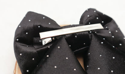 Dazzling Diamond Velvet Hair Bow