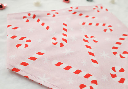 Pink Candy Canes Bandana