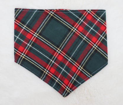 Holiday at the Manor Plaid Bandana