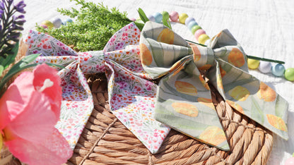 Field of Tulips Pet Bow
