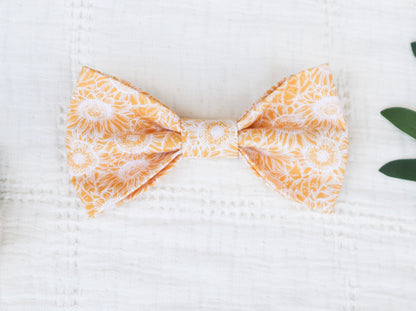 Sunflower Field Pet Bow