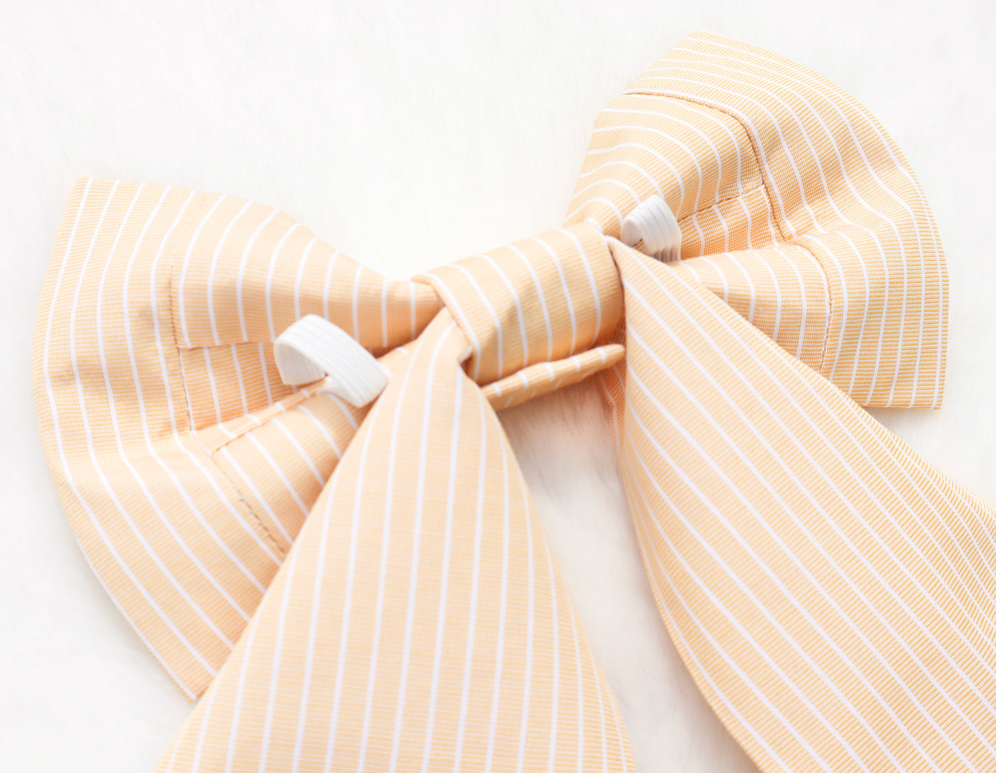 Buttery Cabana Stripes Pet Bow