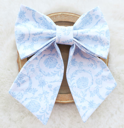 Blue Evelyn Hair Bow