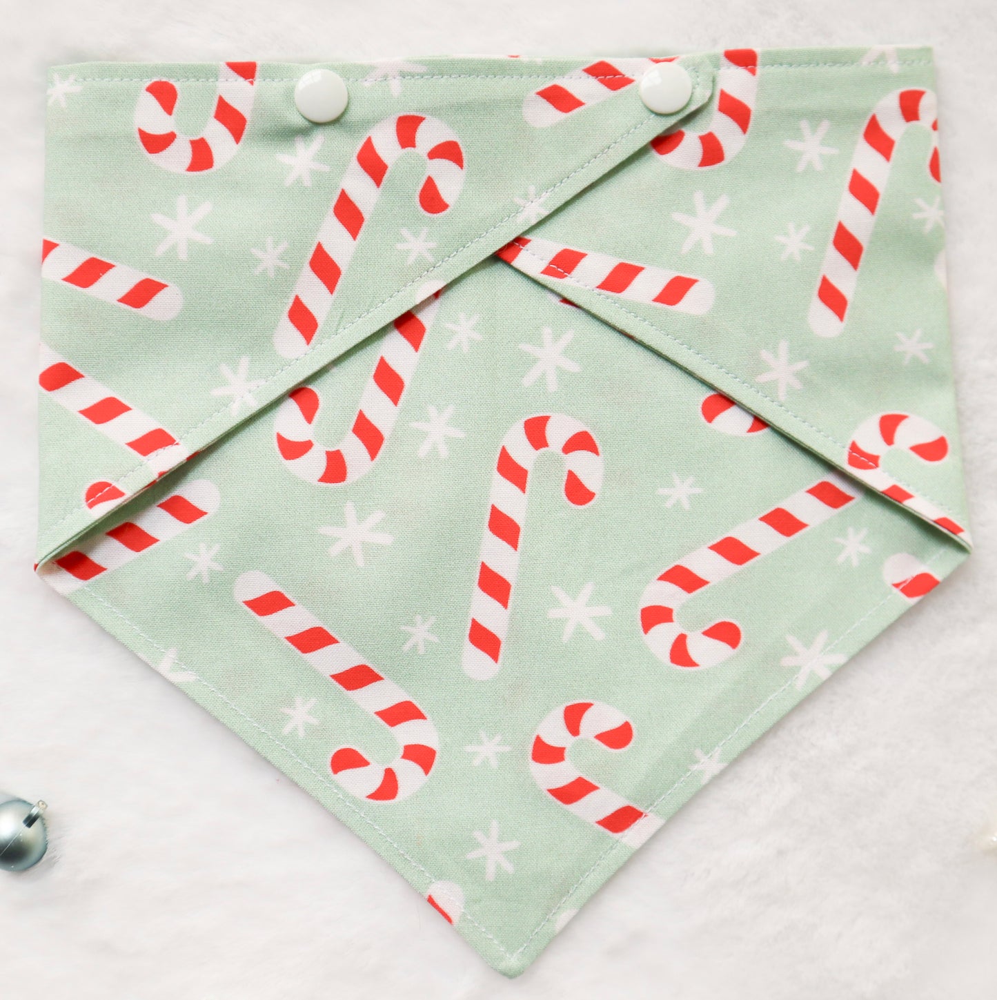 Mint Candy Canes Bandana