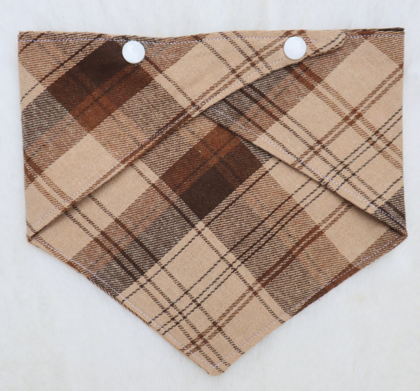 Espresso Plaid Bandana