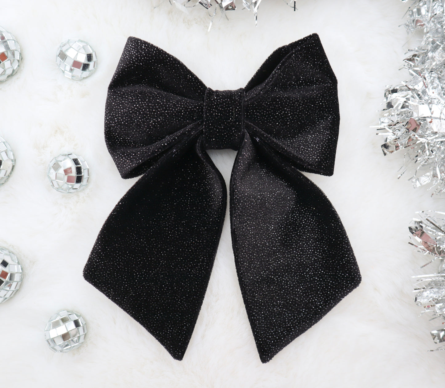 Midnight Skyline Velvet Pet Bow
