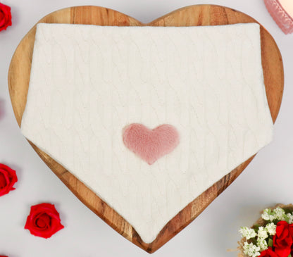 Fluffy Heart Bandana