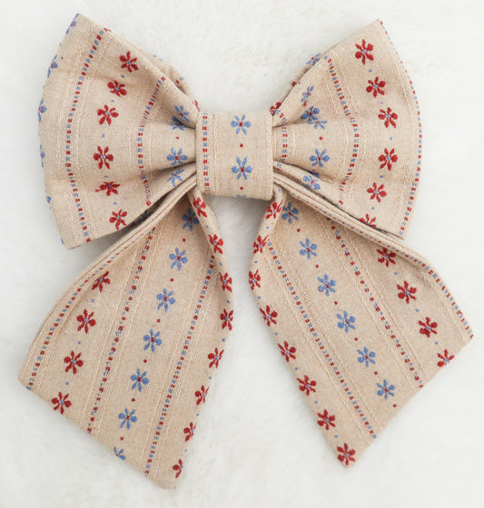 Heritage Bloom Pet Bow