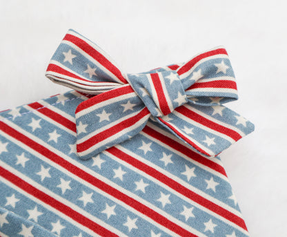 Stars & Stripes Fur Bow