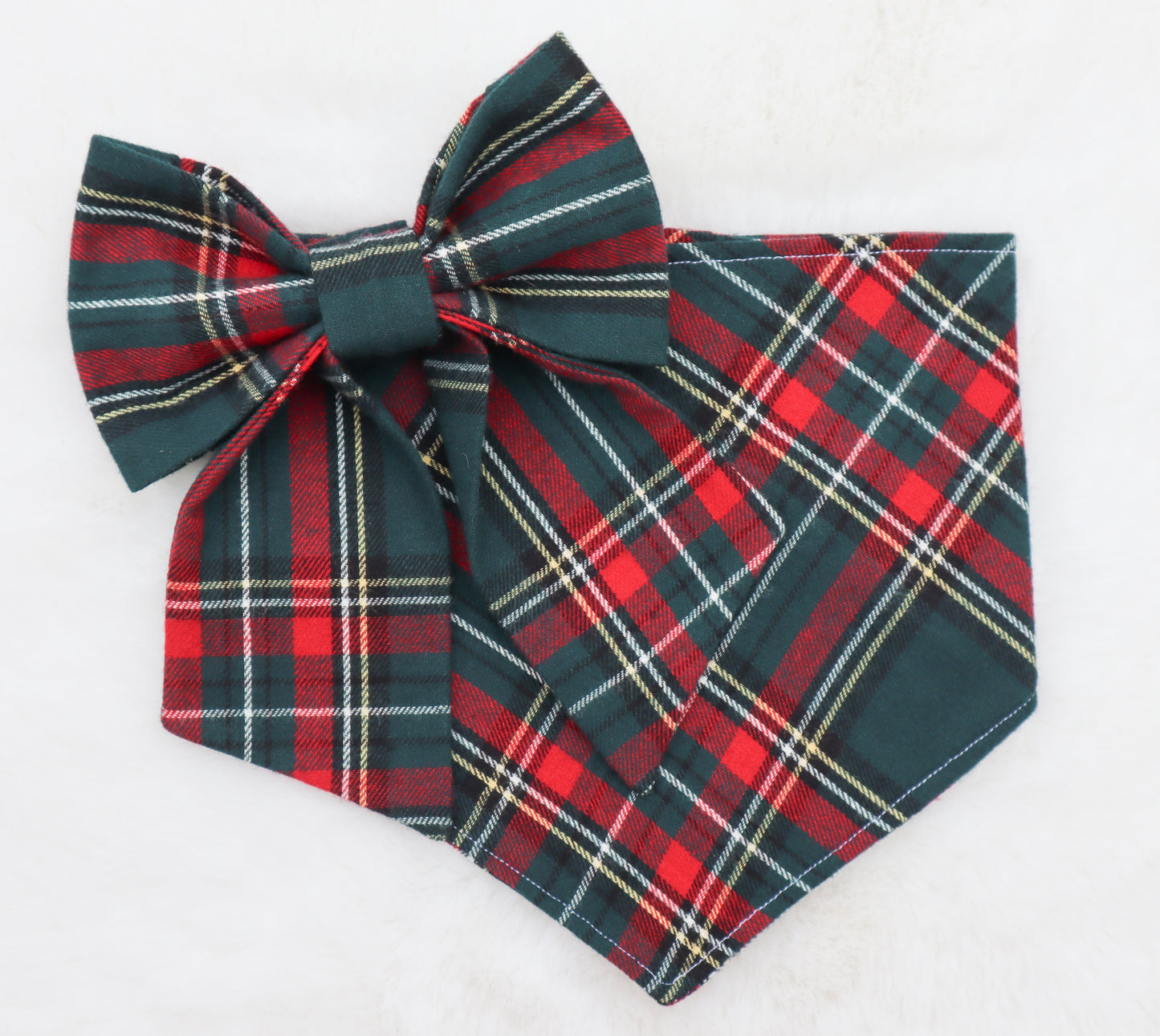 Holiday at the Manor Plaid Bandana
