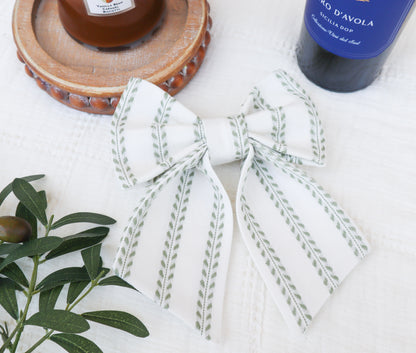 Italian Vineyard Hair Bow