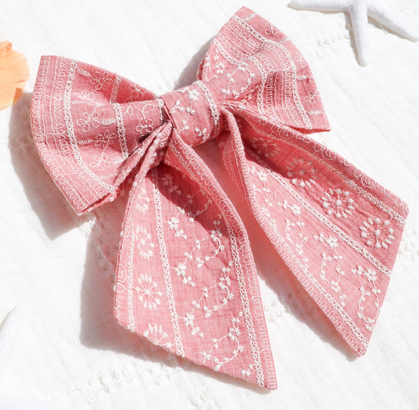 Coastal Pink Pet Bow