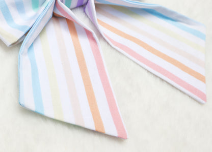 Party Stripes Pet Bow