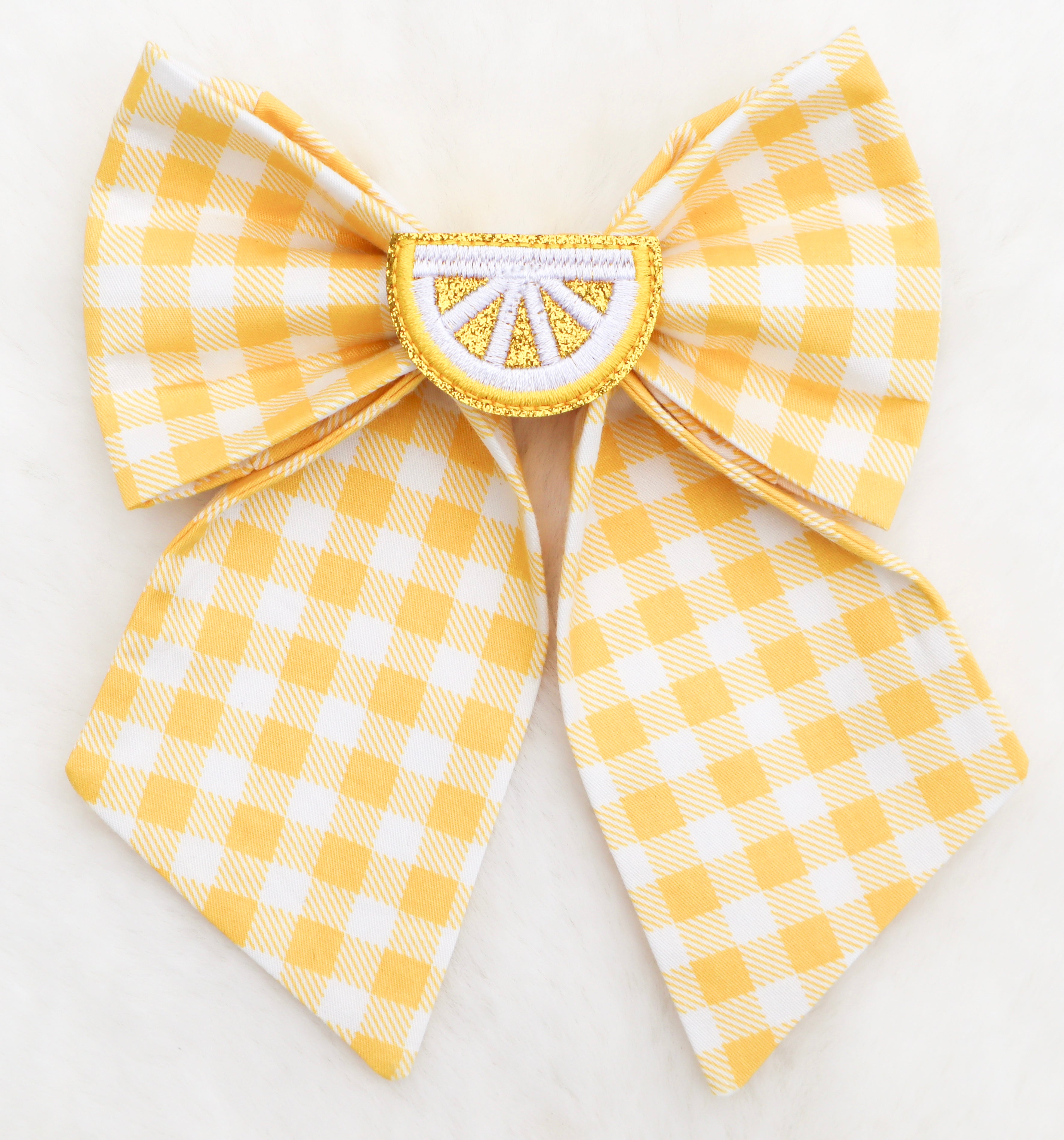Classic Lemonade Pet Bow – The Brindle Pup