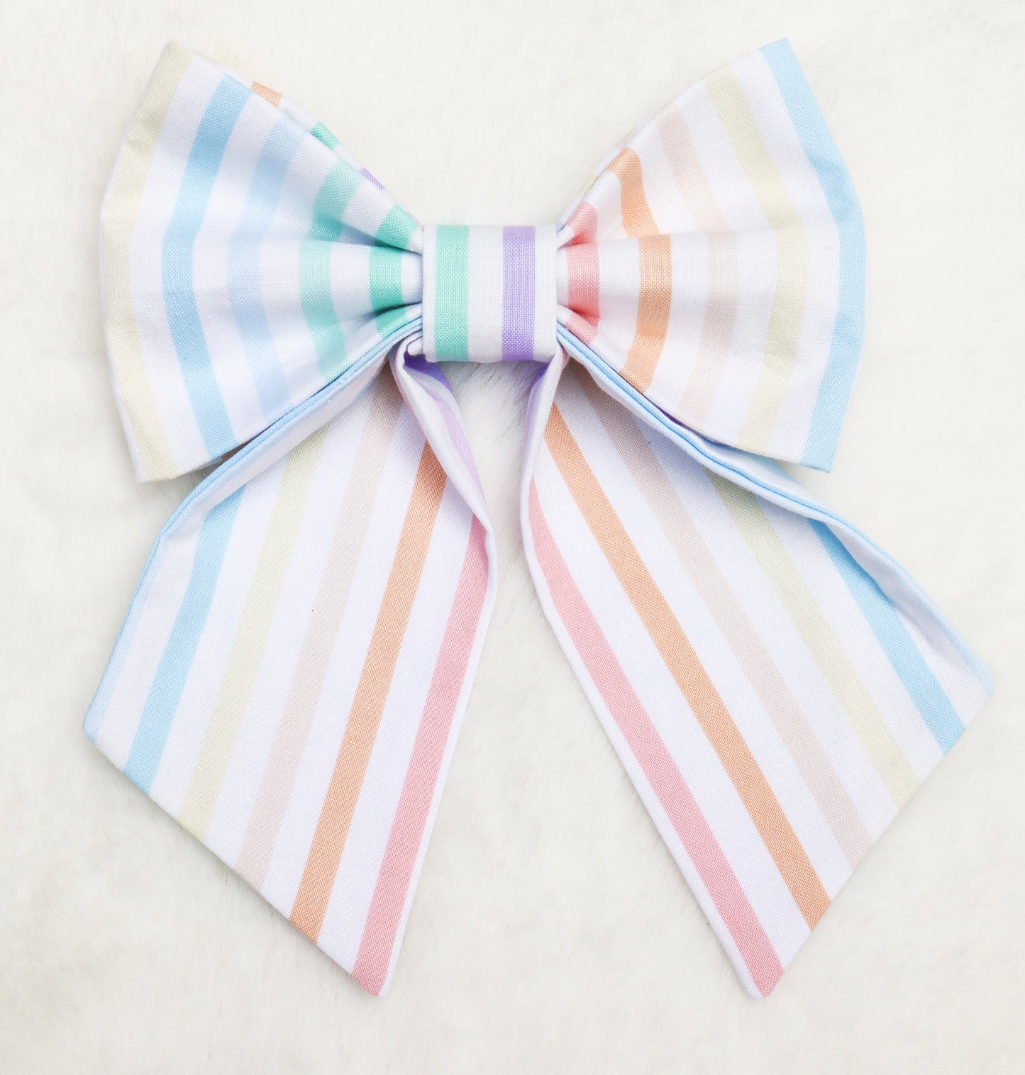 Party Stripes Pet Bow